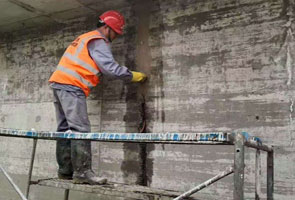 污水池伸缩缝防水堵漏施工