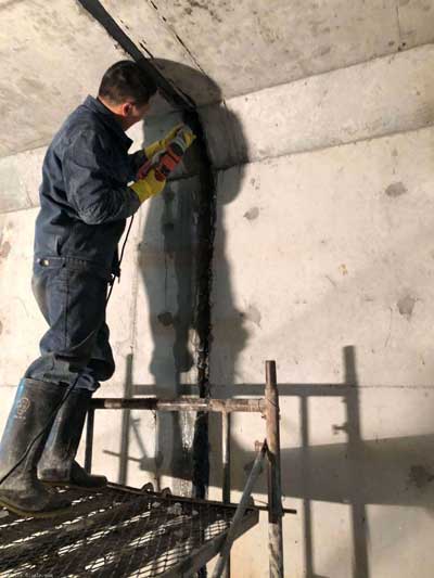 管廊沉降缝堵漏